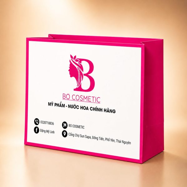 Túi Giấy Đựng Mỹ Phẩm Bơ COSMETIC