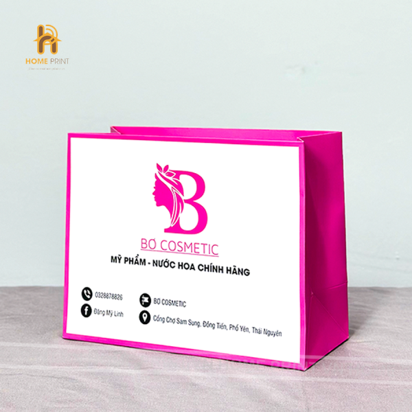 Túi Giấy Đựng Mỹ Phẩm Bơ COSMETIC