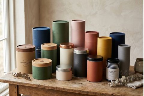 Sự đa dạng của các loại nắp và kích thước khi in hộp trụ tròn