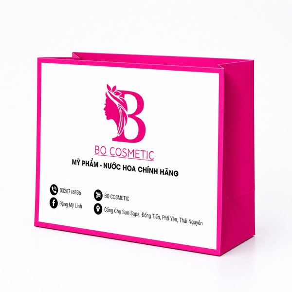 Túi Giấy Đựng Mỹ Phẩm Bơ COSMETIC