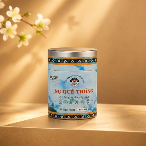 Hộp Giấy Trụ Tròn Đựng Nụ Quế Thông An Lão