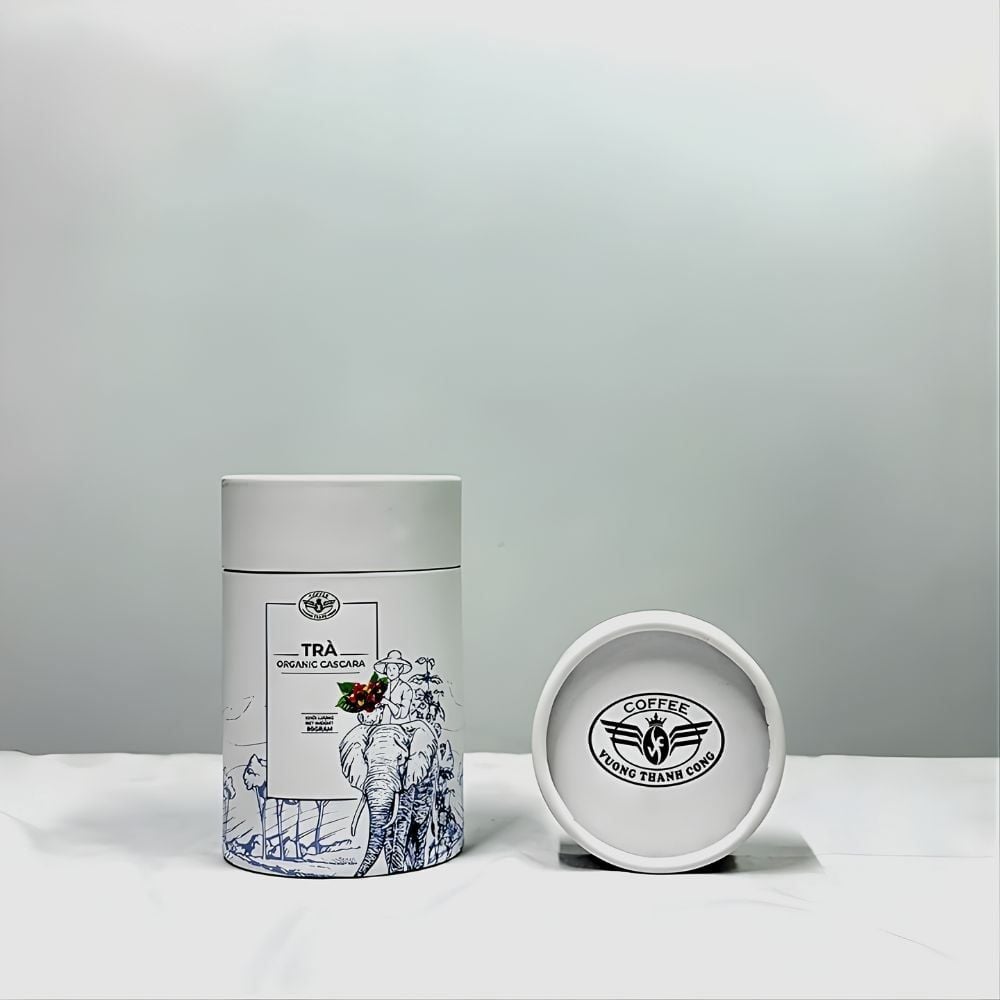 Hộp Giấy Trụ Tròn Đựng Trà Vương Thành Công