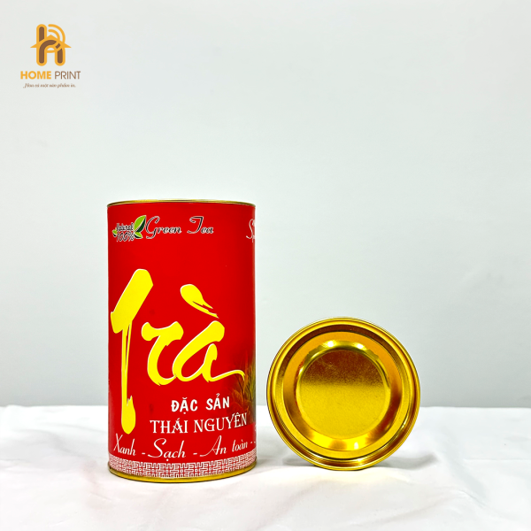 Hộp Giấy Trụ Tròn Đựng Trà Thái Nguyên