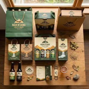 Giải pháp in ấn cho chuỗi bán lẻ cung cấp hệ thống túi giấy và hộp đóng gói đồng bộ, chuyên nghiệp.