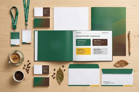 Giải pháp in ấn cho tập đoàn đảm bảo sự đồng bộ và nhất quán tuyệt đối theo đúng cẩm nang nhận diện thương hiệu.