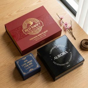 Dịch vụ in bao bì Hà Nội chuyên nghiệp với các mẫu hộp cứng cao cấp, ép kim sang trọng cho doanh nghiệp.