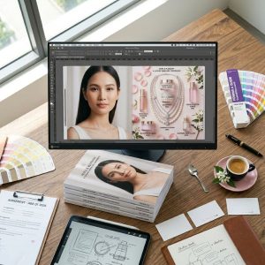 Không gian sáng tạo và chuyên nghiệp của dịch vụ thiết kế catalogue theo yêu cầu từ HomePrint.