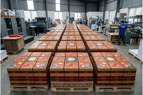 Năng lực sản xuất quy mô lớn mang lại bảng báo giá in Trung Thu tận gốc cho doanh nghiệp đối tác.