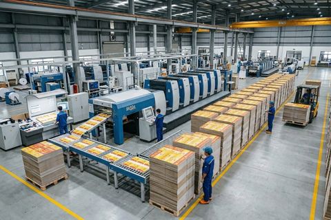 Năng lực sản xuất offset công suất lớn giúp hạ nhiệt báo giá in theo số lượng