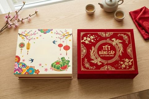 So sánh các phân khúc kết cấu hộp để tối ưu báo giá in hộp quà Tết cho doanh nghiệp.