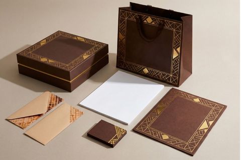 Tờ in vỏ hộp chất lượng cao sắc nét trên dây chuyền của dịch vụ in ấn cho doanh nghiệp lớn.