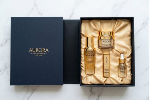 Ứng dụng hộp cứng bồi carton kết hợp khay định hình bảo vệ an toàn cho sản phẩm cao cấp.