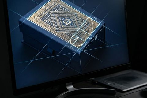 Ứng dụng công nghệ phối cảnh 3D trực quan trong quy trình thiết kế hộp trung thu theo yêu cầu.