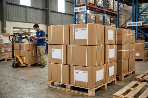 Xưởng in ấn cho agency cam kết bảo mật dự án tuyệt đối, hỗ trợ đóng gói và giao hàng ẩn danh chuyên nghiệp đến tận tay Client.