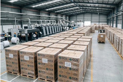 Năng lực xưởng in ấn cho tập đoàn đáp ứng sản xuất bao bì đóng gói và thùng carton số lượng lớn, đúng tiến độ.