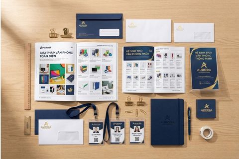 Xưởng in ấn Duy Tân đáp ứng trọn gói mọi nhu cầu in ấn phẩm văn phòng và tài liệu quảng cáo với màu sắc chuẩn nhận diện thương hiệu.