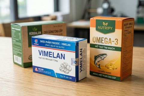 Các mẫu bao bì hộp giấy y tế và thực phẩm được in offset sắc nét tại xưởng in miền Bắc.