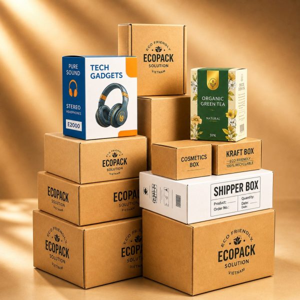 In Hộp Carton Sóng Từ Xưởng In Homeprint