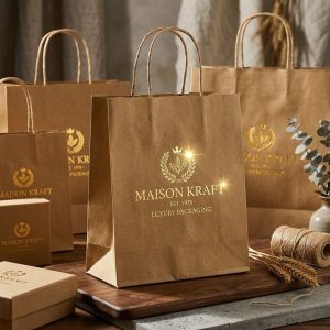 Dịch vụ thiết kế và sản xuất bao bì túi giấy kraft sinh thái nâng tầm thương hiệu