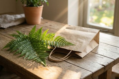 Thể hiện ý thức bảo vệ môi trường là công dụng của túi giấy Kraft sinh thái