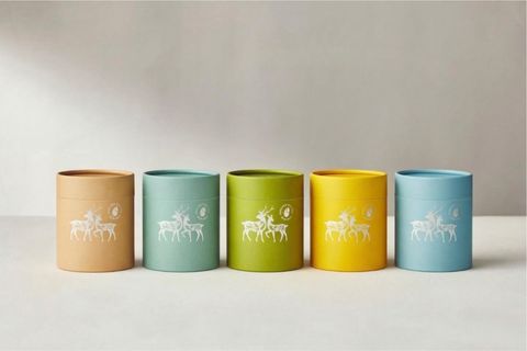 Đa dạng màu sắc hộp trụ tròn đựng nhang - trầm