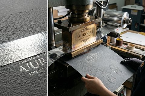 Kỹ thuật ép kim nhũ và dập nổi trên chất liệu in túi giấy Mỹ thuật cao cấp