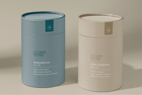 Các thiết kế đơn giản cao cấp dành cho hộp trụ tròn đựng trà