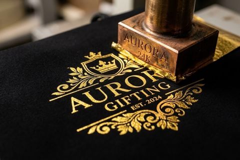 Công nghệ gia công ép kim nhũ vàng và cán màng nhung khi in túi quà