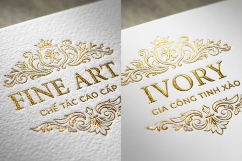 Công nghệ gia công ép kim và dập nổi 3D tinh xảo từ nhà cung cấp túi giấy