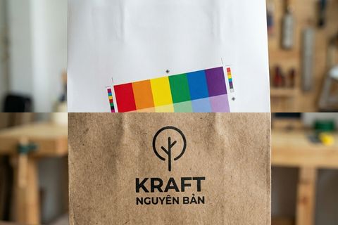 Phân tích độ bám mực trên chất liệu in túi giấy Ivory và độ nhám của giấy Kraft