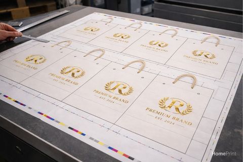 Quy trình thiết kế và tối ưu khổ giấy tại xưởng làm túi giấy