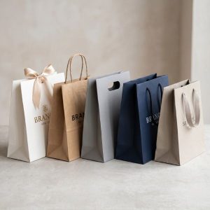 Mẫu túi quai lụa ruy băng nằm trong top 5 mẫu túi giấy thời trang đẹp.