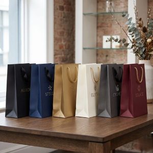 Các loại giấy làm túi xách phổ biến từ Kraft đến Ivory cao cấp.