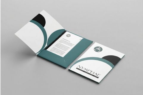 Cấu trúc bế rãnh cài Name Card và tay gấp an toàn khi in kẹp file