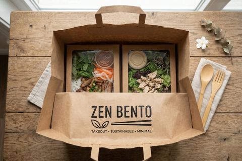 Ứng dụng chất liệu Kraft sinh thái khi in túi giấy giá rẻ đẹp lấy nhanh cho ngành ẩm thực