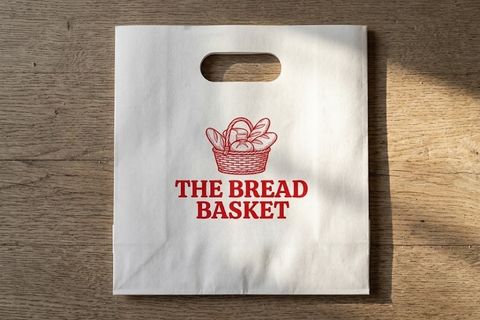 Ứng dụng chất liệu Kraft trắng kết hợp quai hột xoài khi in túi giấy giá rẻ