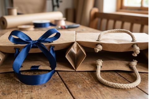 Các loại quai xách chắc chắn cho dự án in túi giấy cán bóng.