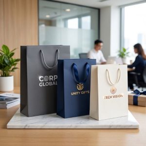 Giải pháp in túi giấy cho công ty chuyên nghiệp, đanh cứng và sang trọng.
