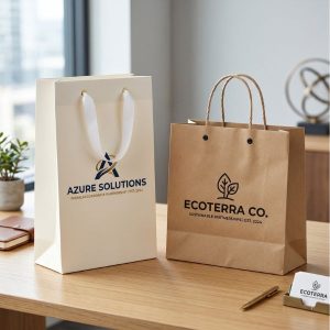 Các mẫu túi giấy công nghiệp phom dáng vuông vức phục vụ kinh doanh túi giấy B2B.