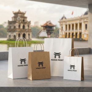 In túi giấy giá rẻ tại Hà Nội - Giao hàng miễn phí