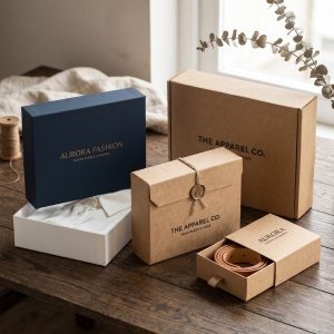 Các mẫu in hộp giấy đựng quần áo đa dạng chất liệu và kiểu dáng tại HomePrint.