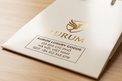 Thiết kế bao bì tối giản, sạch sẽ khi in túi giấy giá rẻ tại Hà Nội