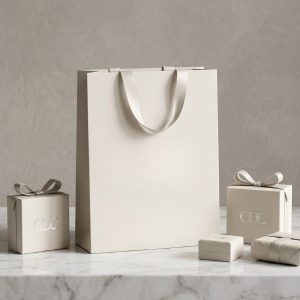 Xưởng nhận in túi giấy theo yêu cầu sắc nét, thiết kế tối giản không mác treo tại HomePrint