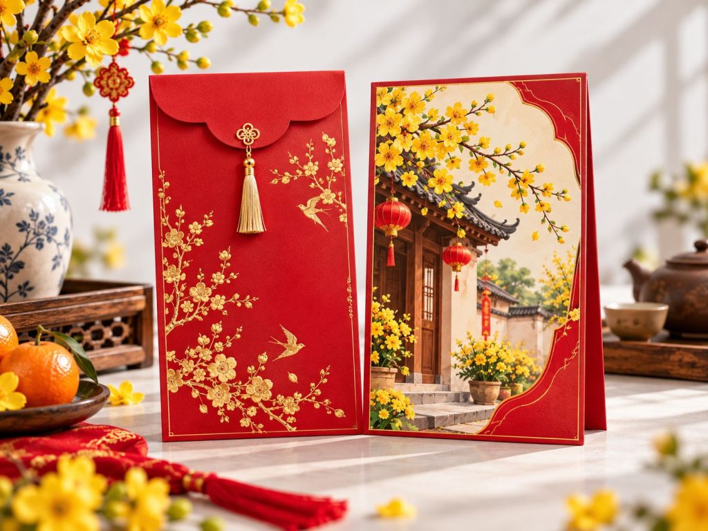 In lì xì tết - Mẫu Tết An Yên