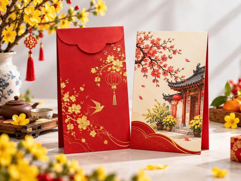 In lì xì tết - Mẫu Tết An Yên