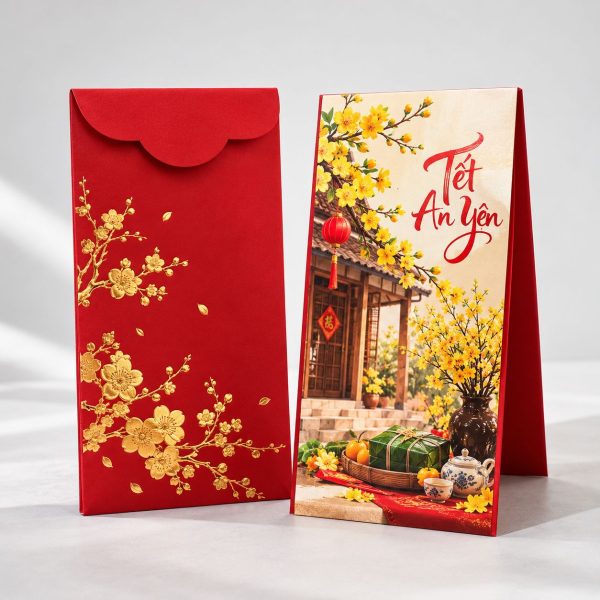 In lì xì tết - Mẫu Tết An Yên