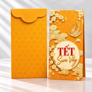 In lì xì tết - Mẫu Tết Sum Vầy